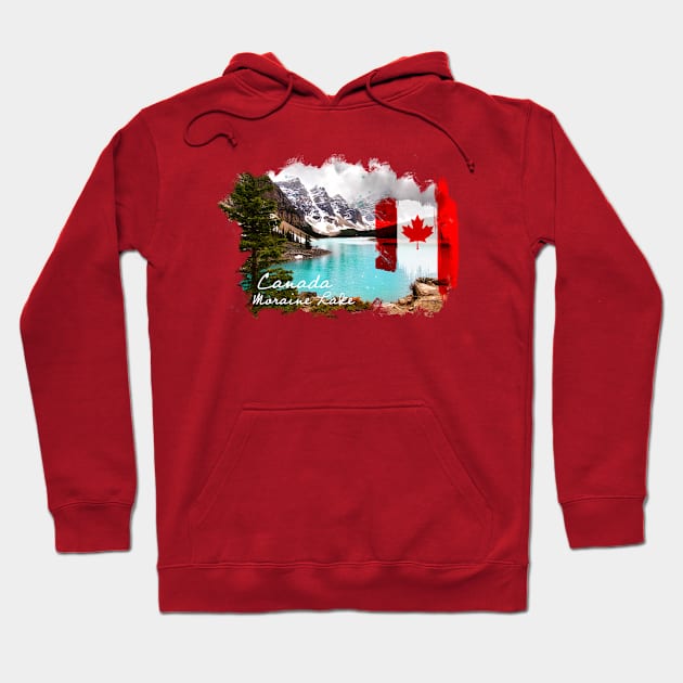 Canada. Lake Moraine Hoodie by hveyart